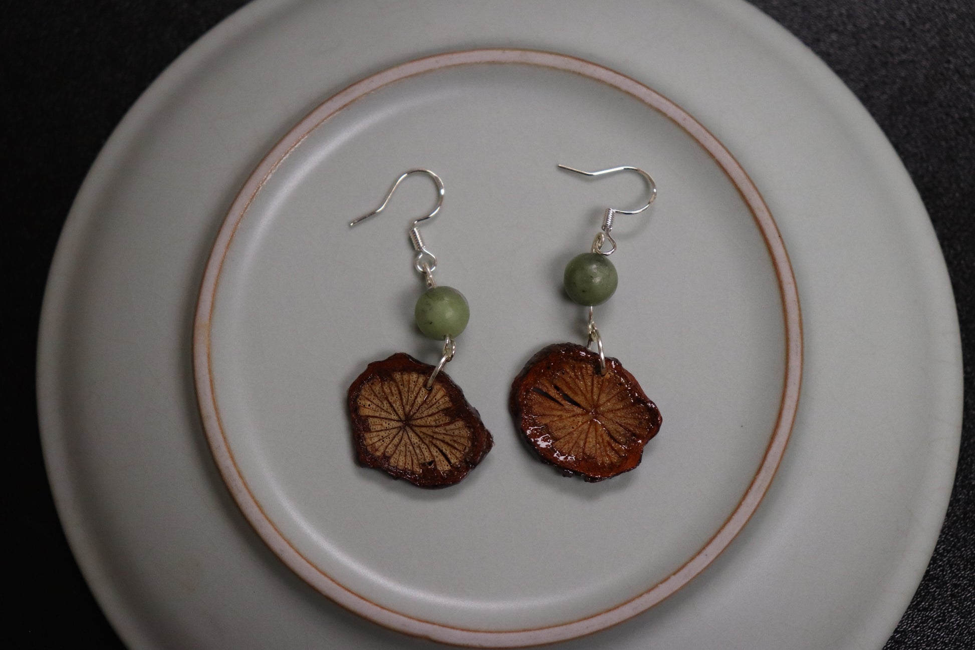 Herbal Earring Collection Da Xue Teng Earrings — The Bloom of Strength