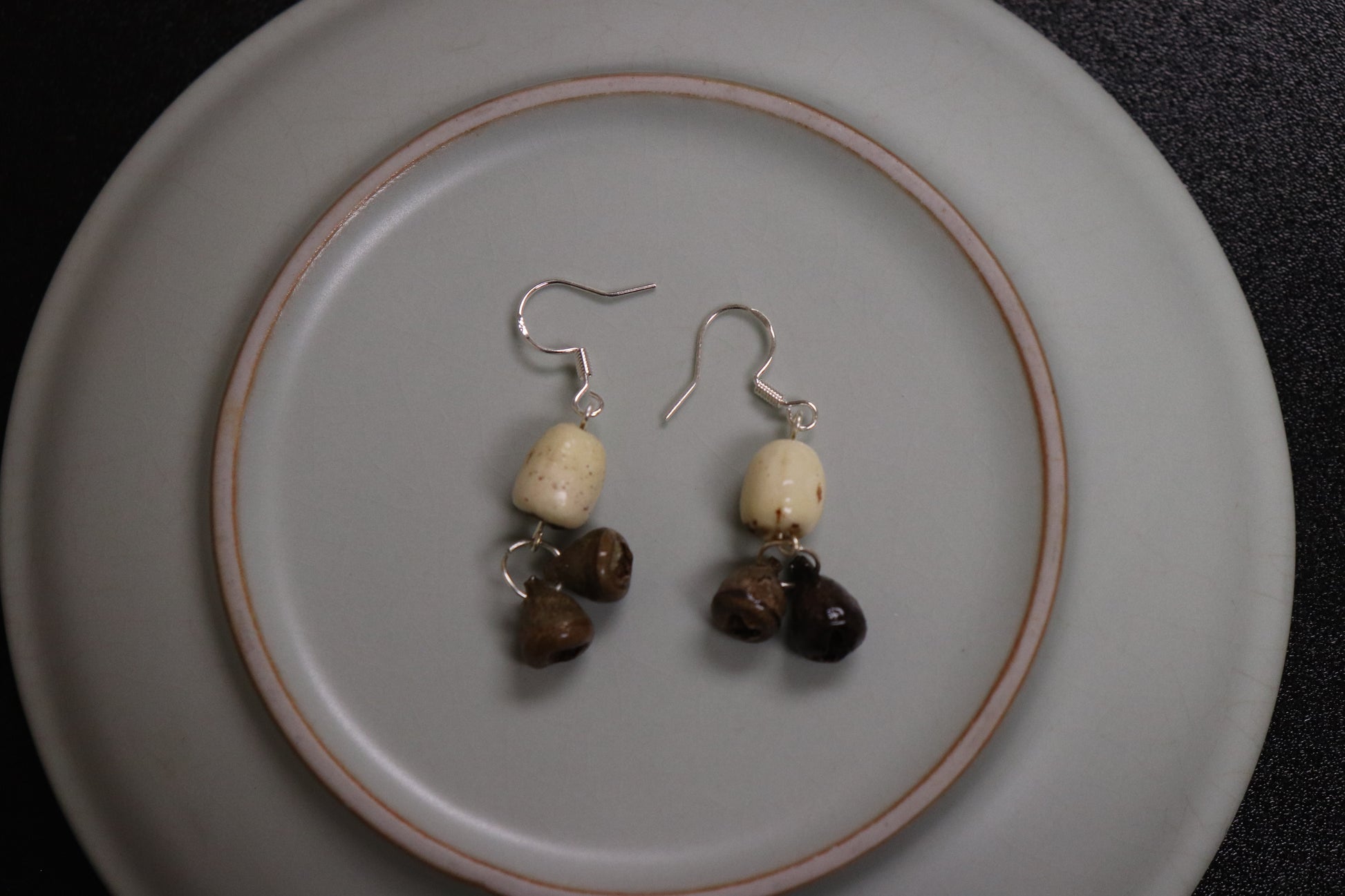 Herbal Earring Collection Lian Zi Earrings — The Heart of Serenity