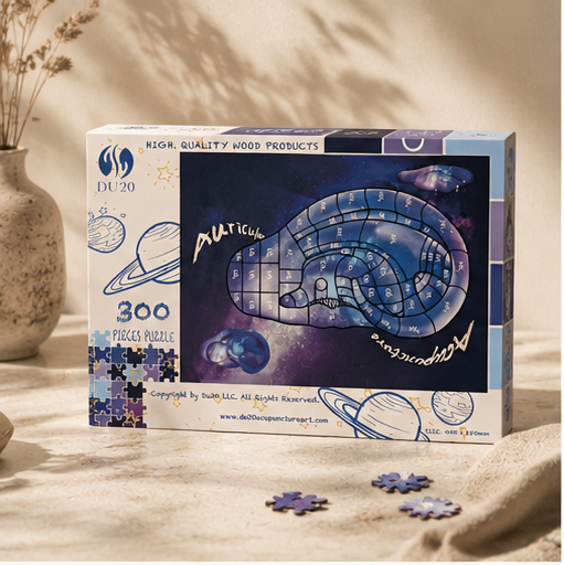 Auricular Acupuncture Puzzle – 300 Pieces Wooden Set